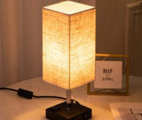 Bedside Lamp with Two USB Ports sold via AliExpress