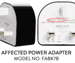 Amazon Fire Tablet Power Adaptor - Updated Sept 16