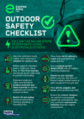 Outdoor safety checklist - downloadable PDF