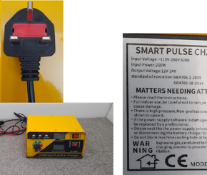 Intelligent Pulse Car Battery Charger