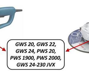 Bosch PWS and GWS Angle Grinders