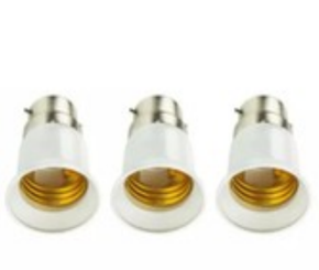 B22 to E27 Lamp Holder Adapter x 5