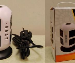 AOUMUN Vertical Multi-Socket Tower Power Strip