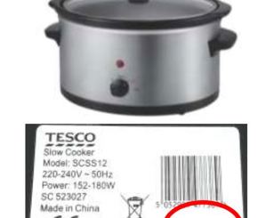 Tesco 3L and 5.5L Slow Cookers