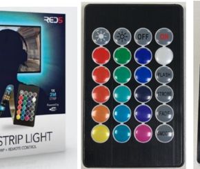 RED5 2m LED Battery Operated Strip Light