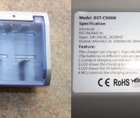 Battery Charger, BST-C906W, LCD Smart Super Quick
