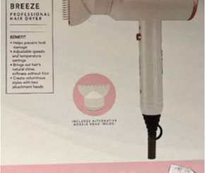 L+W Bio Breeze Hairdryer sold by TK Maxx