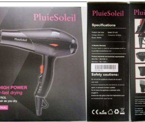 PluieSoleil 3000W High Power Hairdryer