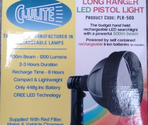 CLULITE Long Ranger LED Pistol Light