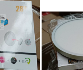 LED Spiral Panel Light