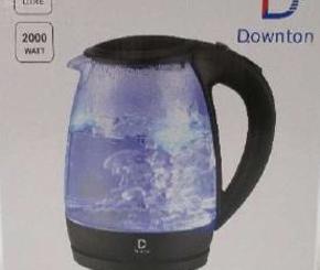 Downton 2000W 1.7L Glass Kettle (DT10076)