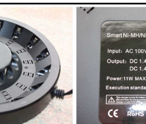 Battery Charger (Round), FY1601m, 16 Bay Smart Battery Charger
