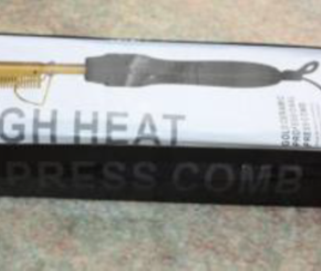 Gold Ceramic Professional Press Comb
