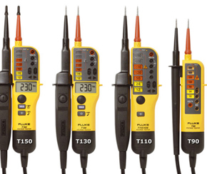 Fluke T110, T130 and T150 Two-Pole Voltage Testers
