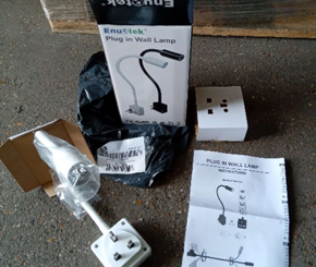 Enuotek Plug in Wall Lamp