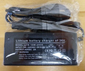 Universal 42V 2A Charger for Hoverboard Electric Scooter Power Adapter 3 pin for 2 Wheel Self Balancing Hoverboard UK Plug