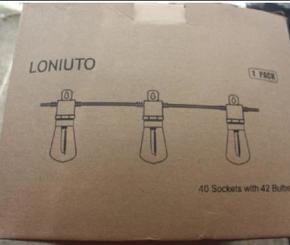 LONIUTO LED String Lights, ILE12-5040M40T and ILE12-5015M15T