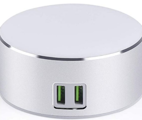 Smart LED Bedside Phone Charger, Dimmable Bedside  Lamp/Nightstand Lamp with 3-Level Brightness, Touch-Sensitive  Control, Built-in 2 USB Smart Charging Port