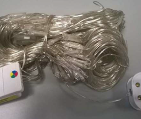 LED Net Mesh Fairy String Light sold via Wish 