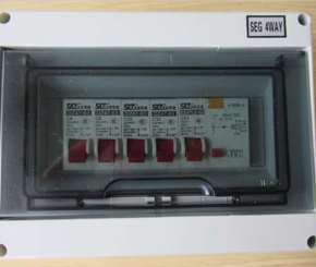 SEG 4 Way Garage Consumer Unit 63A 30mA RCD 4MCB 2 * 6A+20A+32A