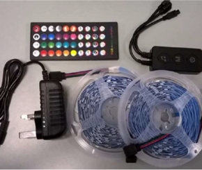 Bluetooth Colour-Changing LED Strip Lights sold via Wish