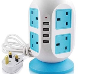 MAOZUA Extension Lead USB Power Strip Tower