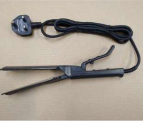 Hair straightener/curler with adjustable temperature sold via Wish