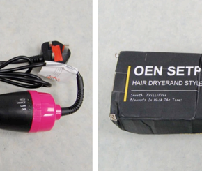 Oen Setp Hot Air Hair Dryer brush and styler sold via Amazon