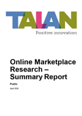 Online Marketplace Summary Report