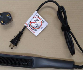 Professional hair/beard straightener ZF-C1A sold via Fruugo