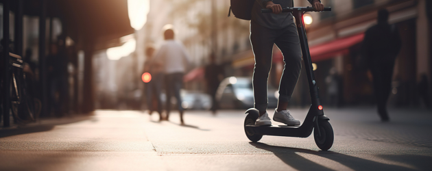 Person On Scooter