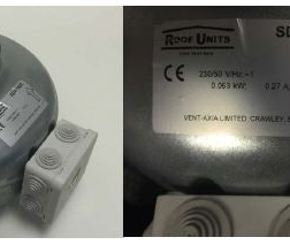 Vent-Axia SDX 100/150/250 fans